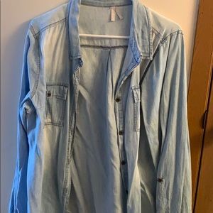 XXL Vanity Denim Button Down